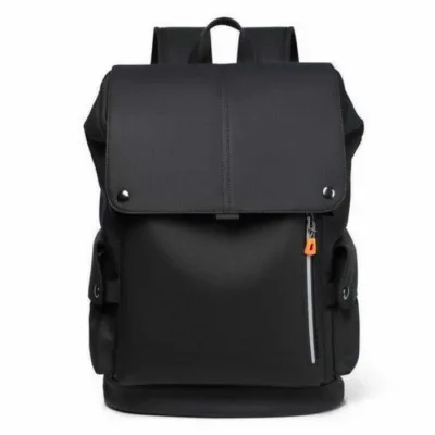 Large Capacity College & Travel Backpack – Black | Waterproof Laptop Backpack