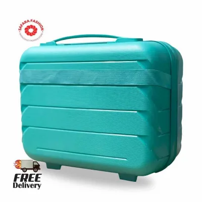 Beauty Box Mini (13inch/9inch) Luggage – Hard Shell Travel Bag | Cyan Blue